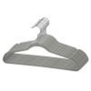 Home Basics 10 Piece Velvet Hanger, Grey FH01142